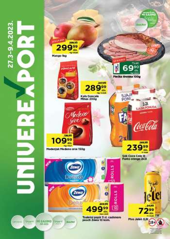 Univerexport katalog - 27.03.2023 - 09.04.2023.