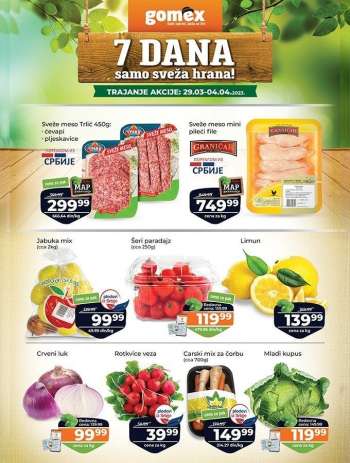 Gomex katalog - 29.03.2023 - 04.04.2023.
