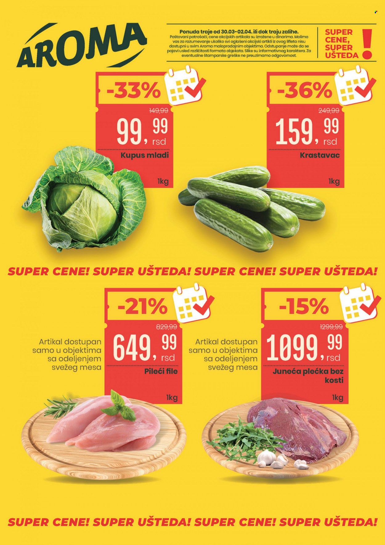 Aroma Market katalog - 30.03.2023 - 02.04.2023. Stranica 1