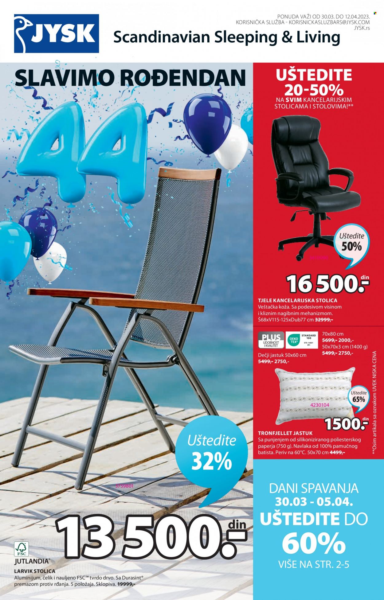 JYSK katalog • NEDELJNE PONUDE • Od 30.03. strana 1