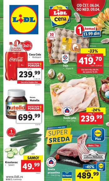 Lidl katalog - 06.04.2023 - 12.04.2023.