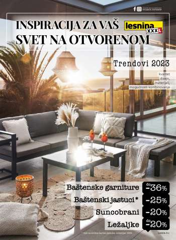 Lesnina XXXL katalog - 03.04.2023 - 30.04.2023.
