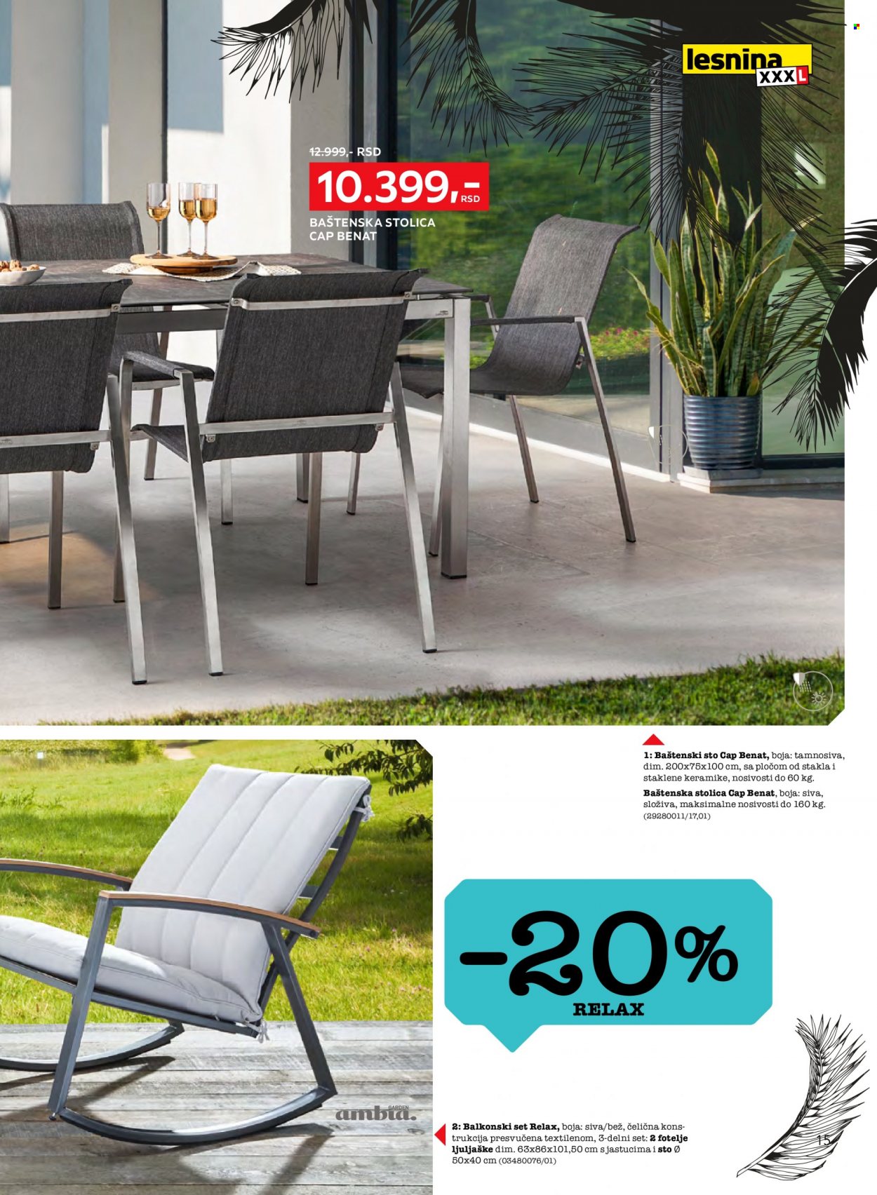 Lesnina XXXL katalog - 03.04.2023 - 30.04.2023. Stranica 15
