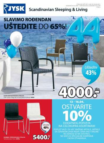 JYSK katalog - 13.04.2023 - 26.04.2023.