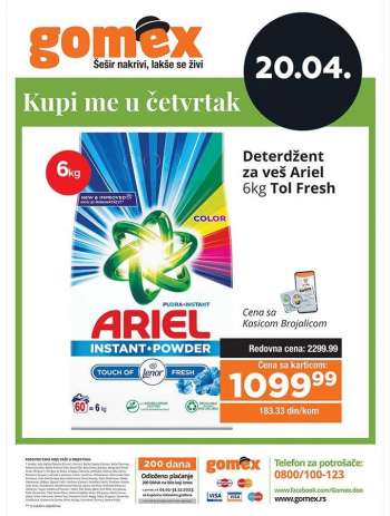 Gomex katalog - 20.04.2023 - 20.04.2023.