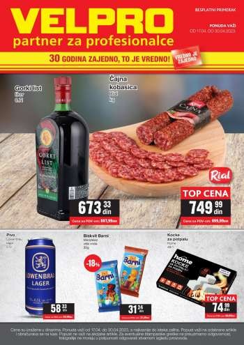 Velpro katalog - 17.04.2023 - 30.04.2023.