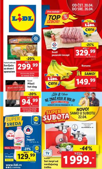 Lidl katalog - 20.04.2023 - 26.04.2023.