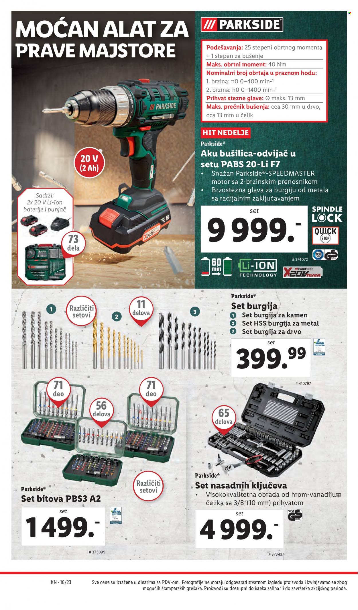Lidl katalog - 20.04.2023 - 26.04.2023. Stranica 22