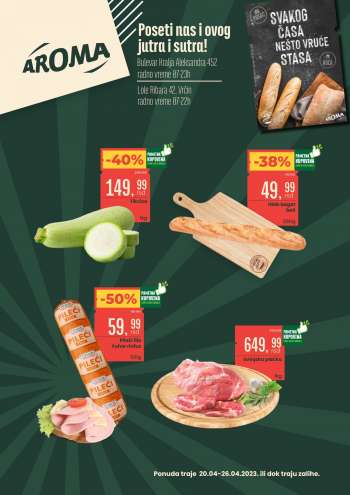Aroma Market katalog - 20.04.2023 - 26.04.2023.