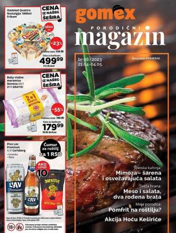 Gomex katalog - 21.04.2023 - 04.05.2023.