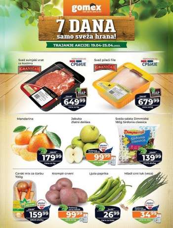 Gomex katalog - 19.04.2023 - 25.04.2023.
