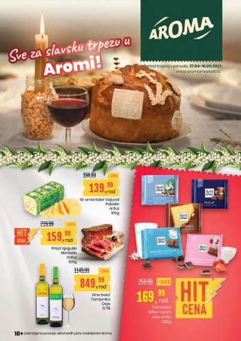 Aroma Market katalog - 27.04.2023 - 10.05.2023.