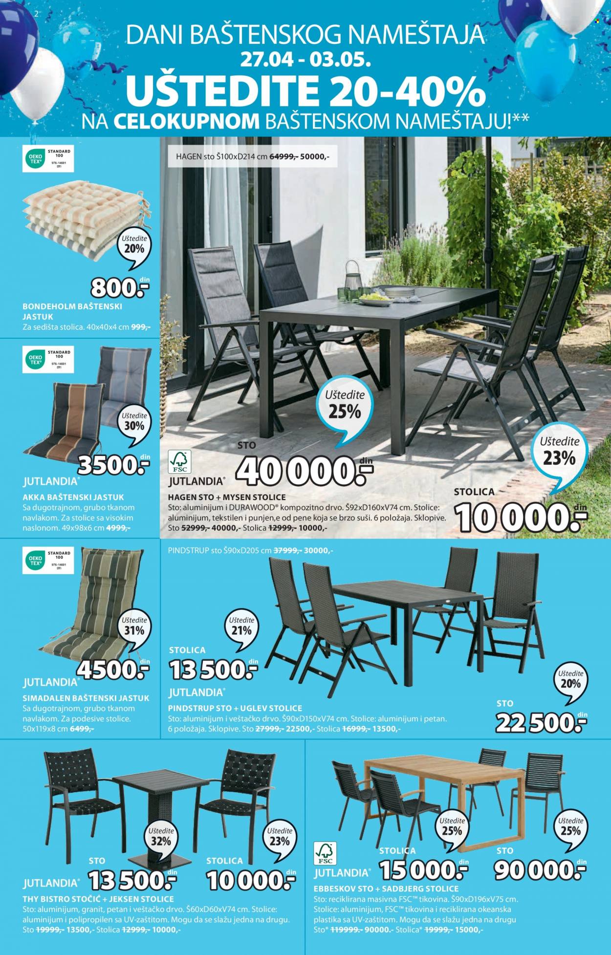 JYSK katalog - 27.04.2023 - 10.05.2023. Stranica 2