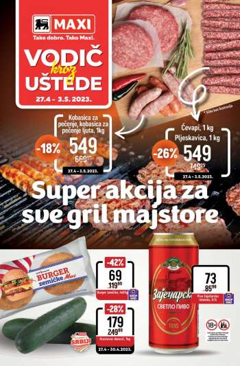Maxi katalog - 27.04.2023 - 03.05.2023.