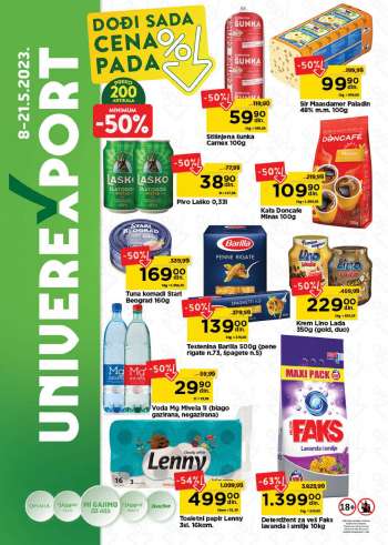 Univerexport katalog - 08.05.2023 - 21.05.2023.
