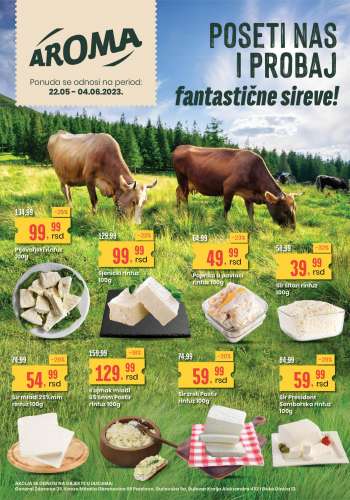 Aroma Market katalog - 22.05.2023 - 04.06.2023.