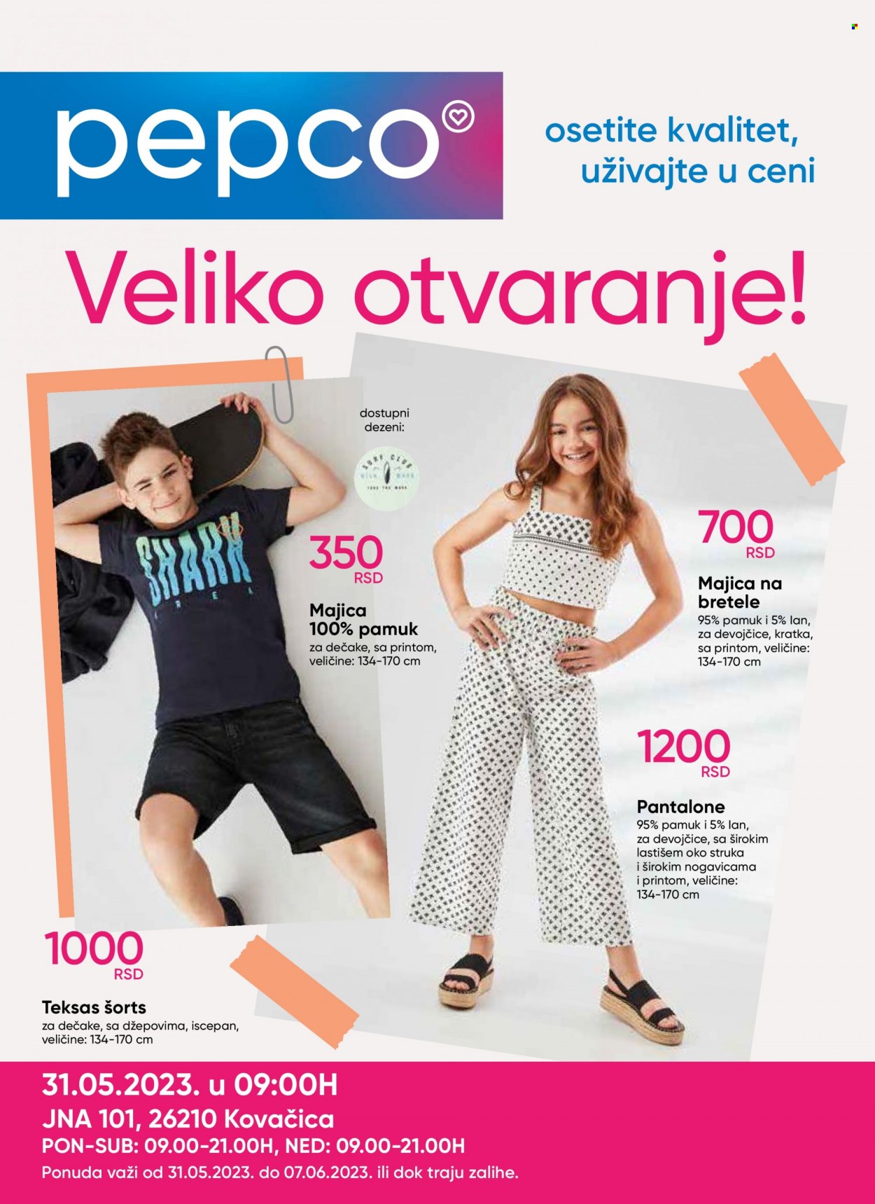 Pepco katalog - 31.05.2023 - 07.06.2023. Stranica 1