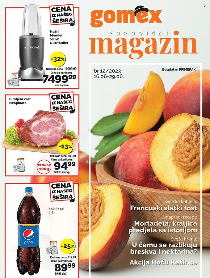 Gomex katalog - 16.06.2023 - 29.06.2023. Stranica 1