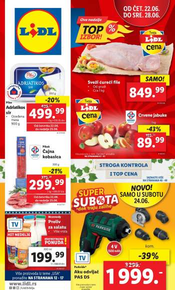Lidl katalog - 22.06.2023 - 28.06.2023.