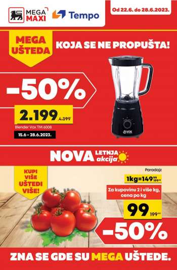 Mega Maxi katalog - 22.06.2023 - 28.06.2023.