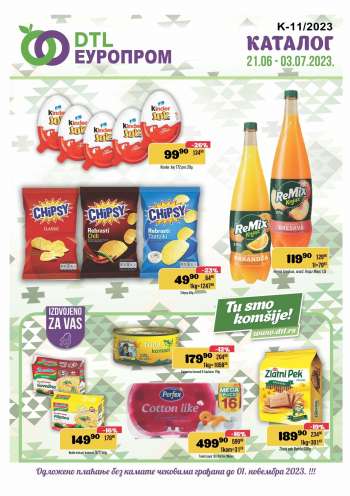 Europrom katalog - 21.06.2023 - 03.07.2023.