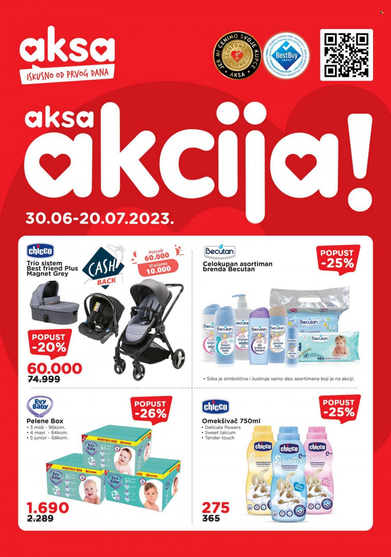 Aksa katalog - 30.06.2023 - 20.07.2023. Stranica 1