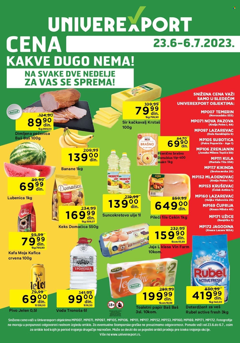 Univerexport katalog - 23.06.2023 - 06.07.2023. Stranica 1