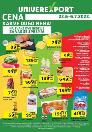Univerexport katalog - 23.06.2023 - 06.07.2023.