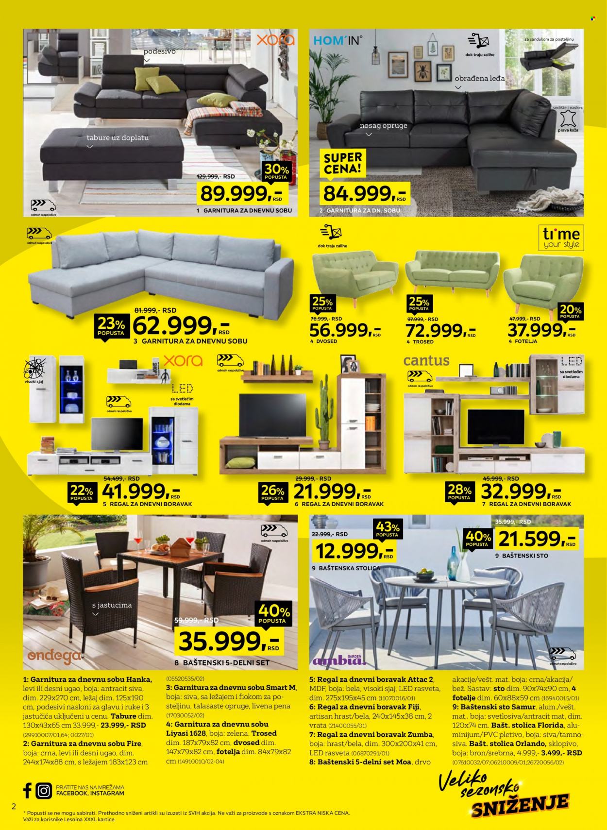 Lesnina XXXL katalog - 26.06.2023 - 23.07.2023. Stranica 2