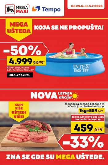 Mega Maxi katalog - 29.06.2023 - 05.07.2023.