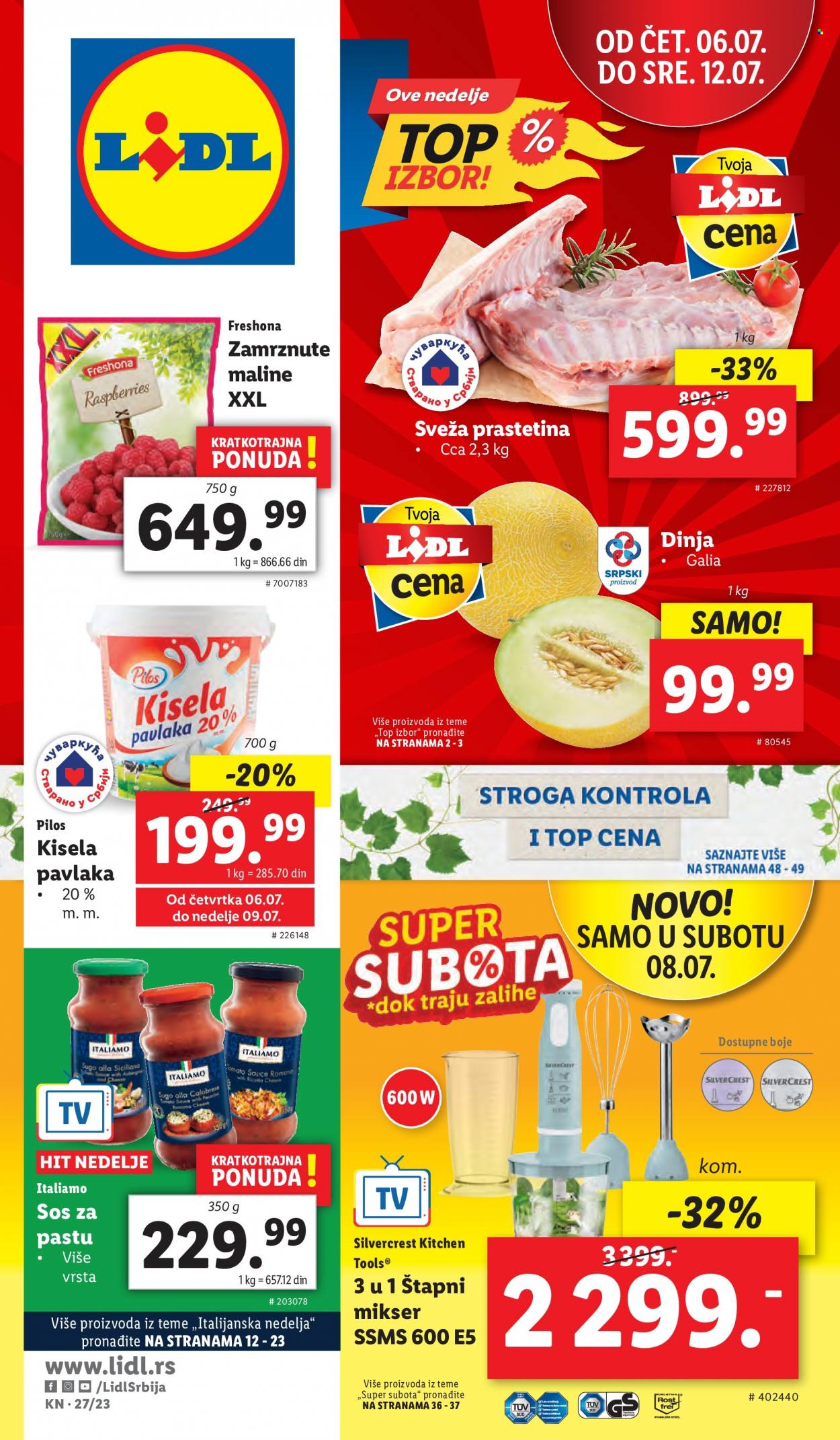 Lidl katalog - 06.07.2023 - 12.07.2023. Stranica 1