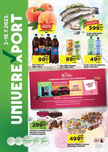 Univerexport katalog - 03.07.2023 - 16.07.2023.