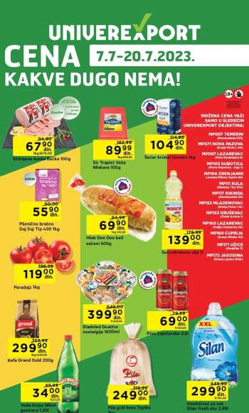 Univerexport katalog - 07.07.2023 - 20.07.2023.