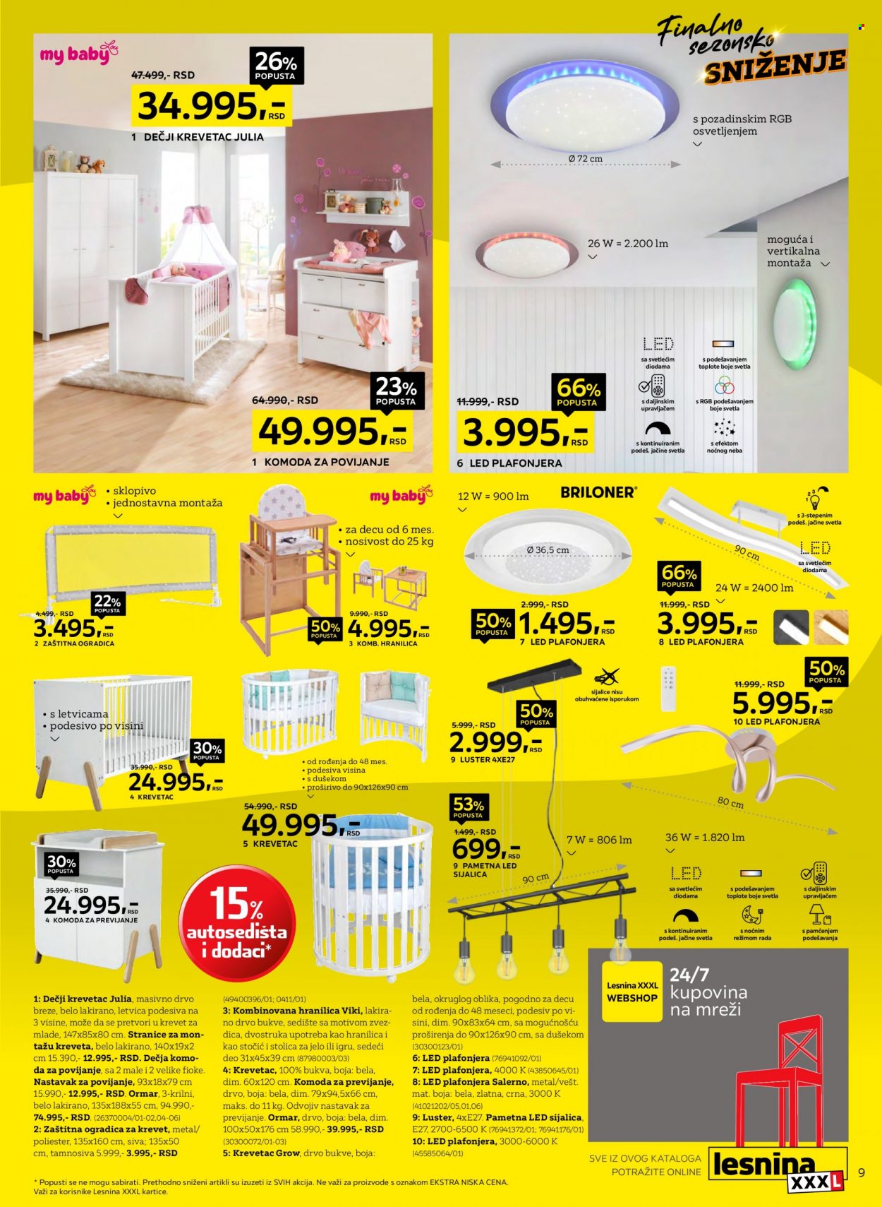 Lesnina XXXL katalog - 10.07.2023 - 30.07.2023. Stranica 9