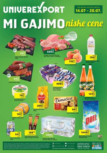 Univerexport katalog - 14.07.2023 - 20.07.2023.
