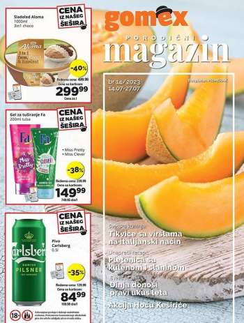 Gomex katalog - 14.07.2023 - 27.07.2023.