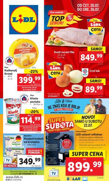 Lidl katalog - 20.07.2023 - 26.07.2023.