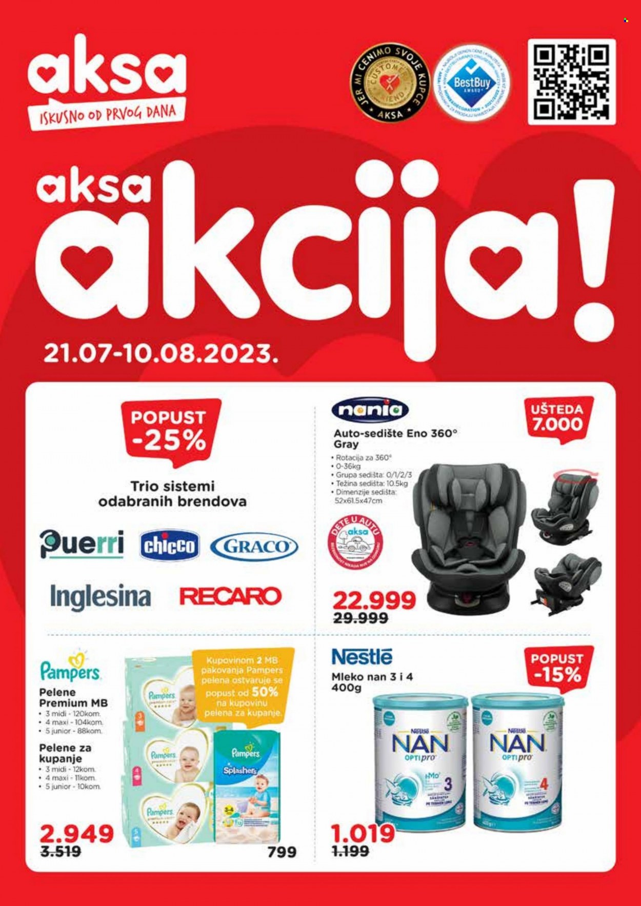 Aksa katalog - 21.07.2023 - 10.08.2023. Stranica 1
