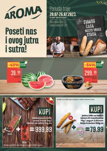 Aroma Market katalog - 20.07.2023 - 26.07.2023.
