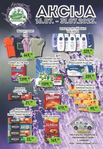 Sinagoga katalog - 16.07.2023 - 31.07.2023.