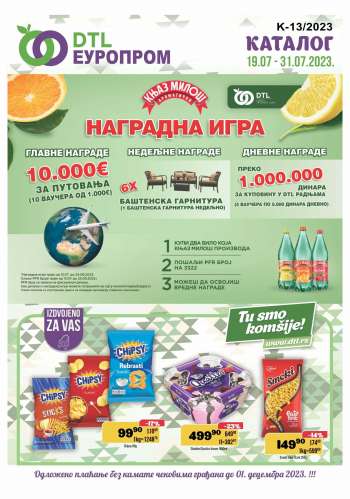 Europrom katalog - 19.07.2023 - 31.07.2023.