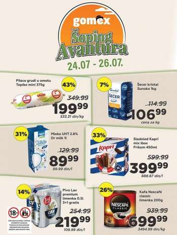 Gomex katalog - 24.07.2023 - 26.07.2023.