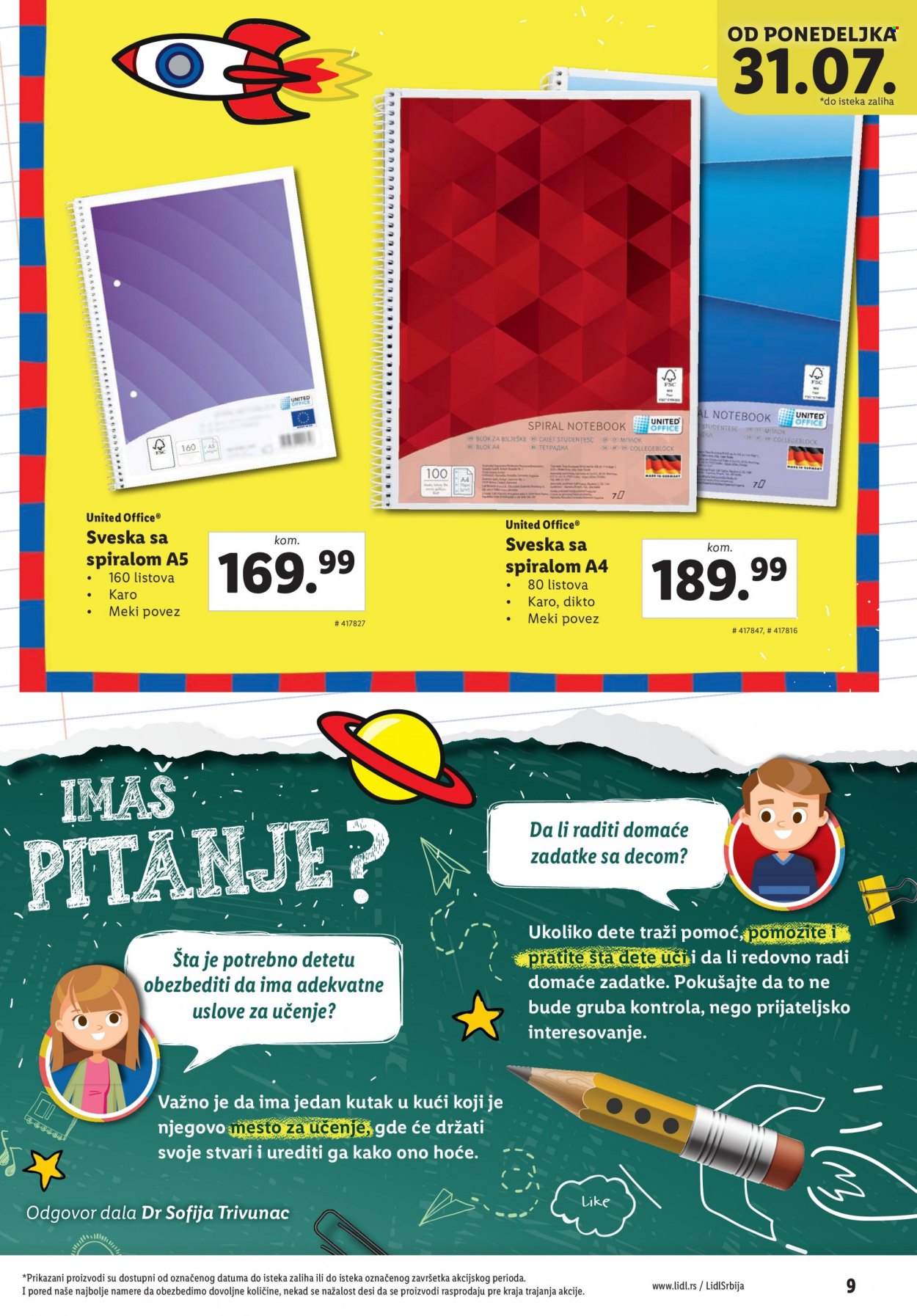 Lidl katalog. Stranica 9