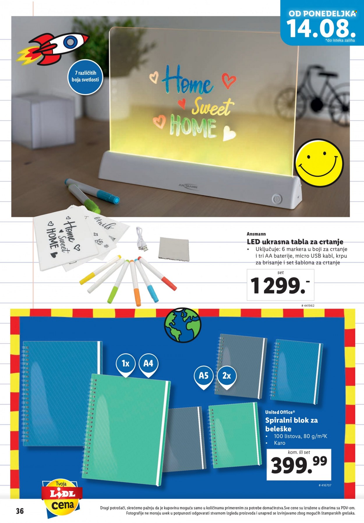 Lidl katalog. Stranica 36