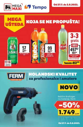 Mega Maxi katalog - 27.07.2023 - 02.08.2023.