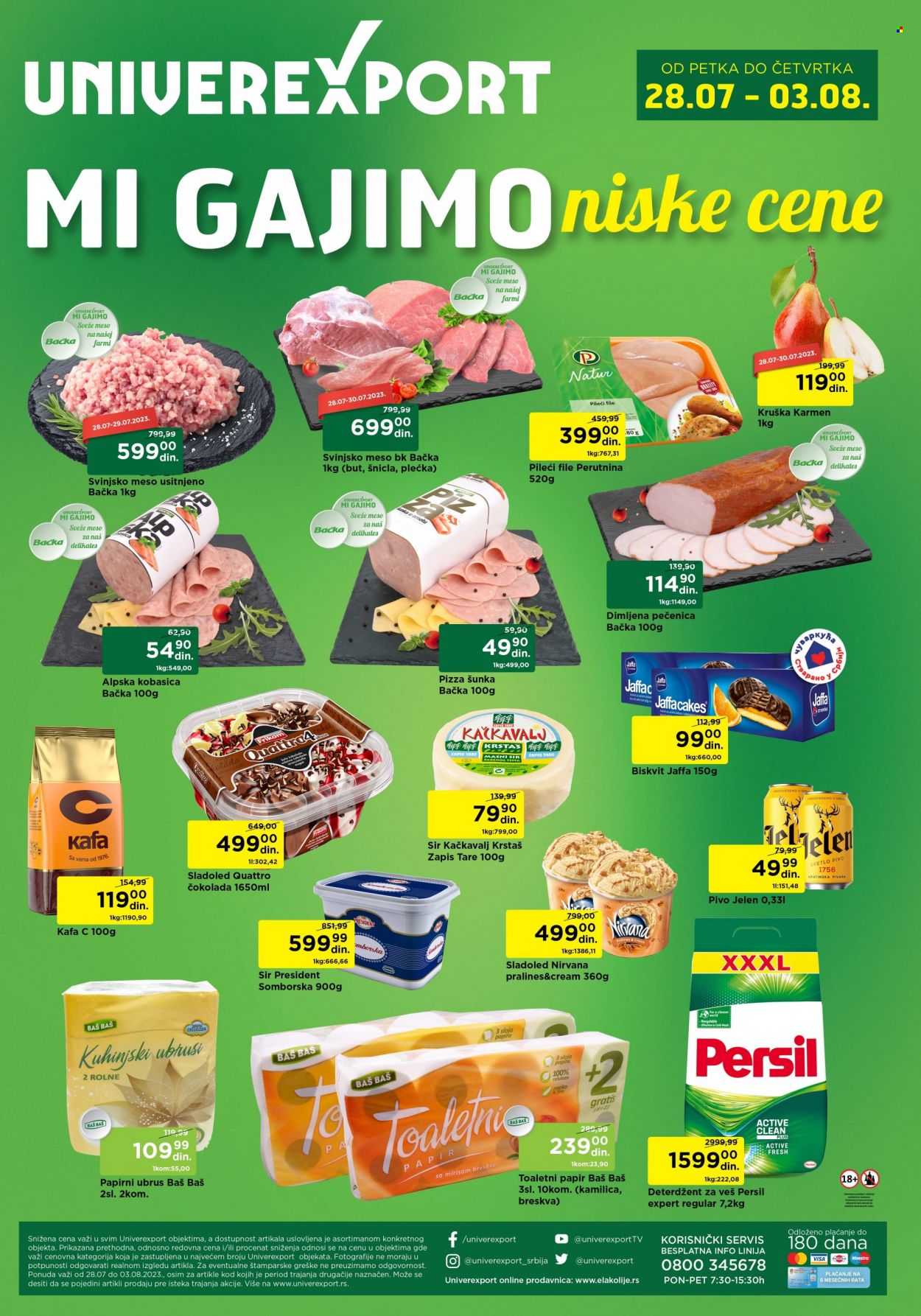 Univerexport katalog - 28.07.2023 - 03.08.2023. Stranica 1