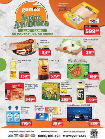 Gomex katalog - 31.07.2023 - 02.08.2023.