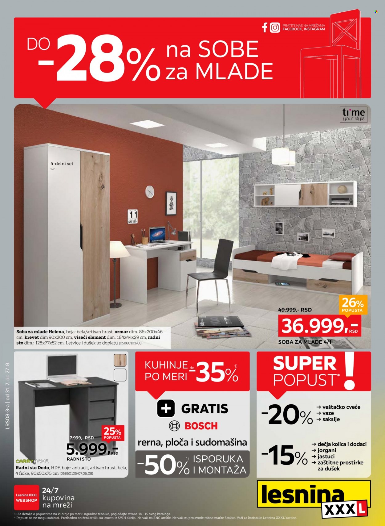 Lesnina XXXL katalog - 31.07.2023 - 27.08.2023. Stranica 1