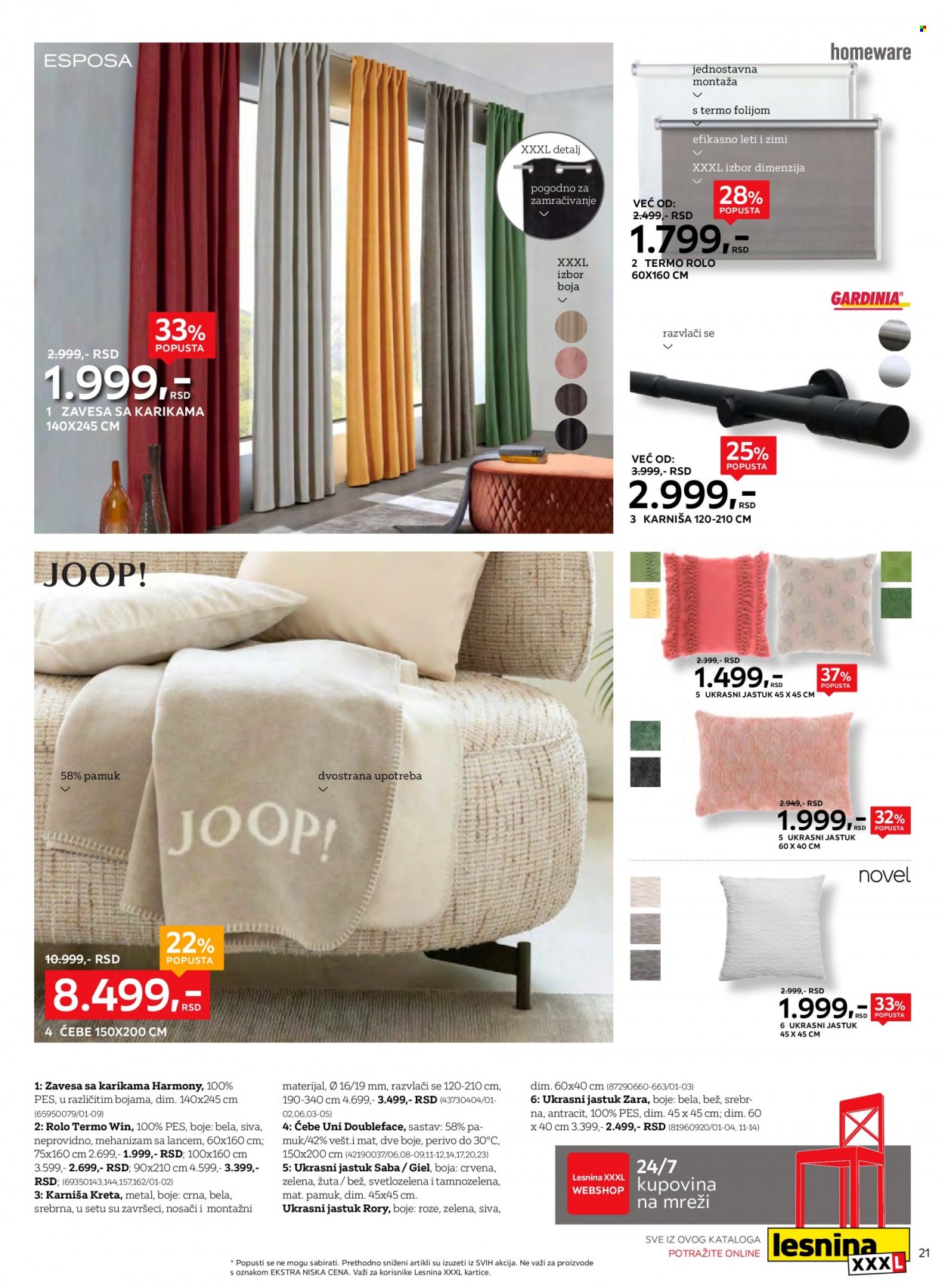 Lesnina XXXL katalog - 31.07.2023 - 27.08.2023. Stranica 21