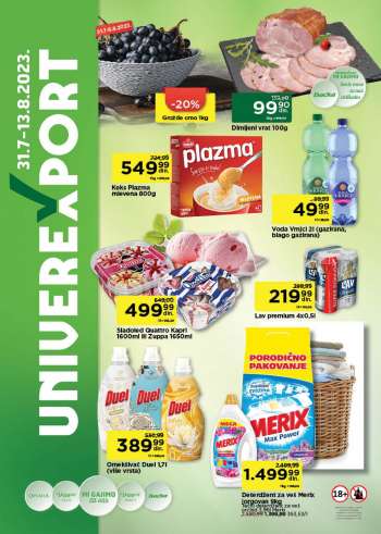 Univerexport katalog - 31.07.2023 - 13.08.2023.